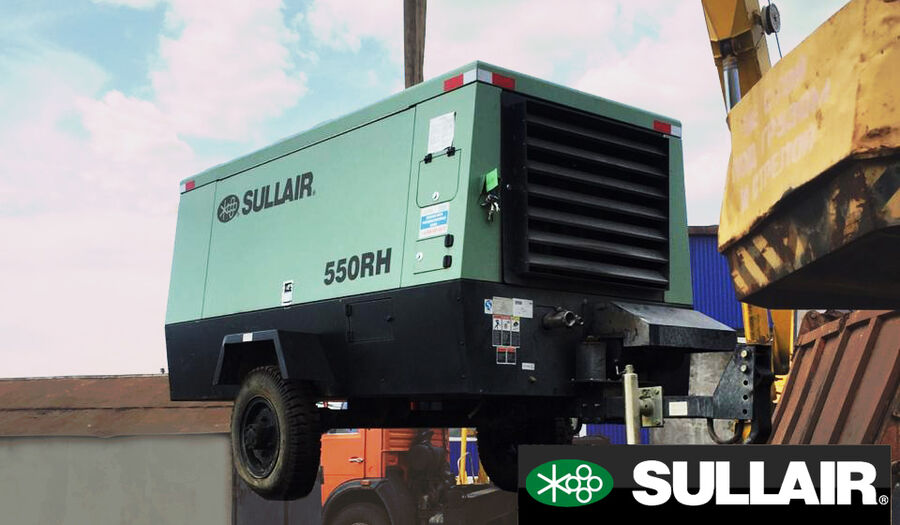Аренда компрессора SULLAIR 550RH на шасси, версия DPQ 